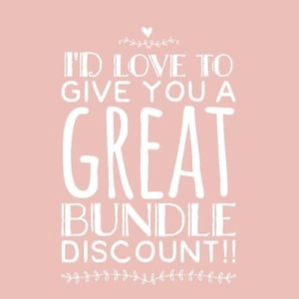 I OFFER DISCOUNTS ON BUNDLES